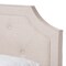 Baxton Studio Willis Modern Light Beige Upholstered Full Size Bed 136-7460 - alternate 3